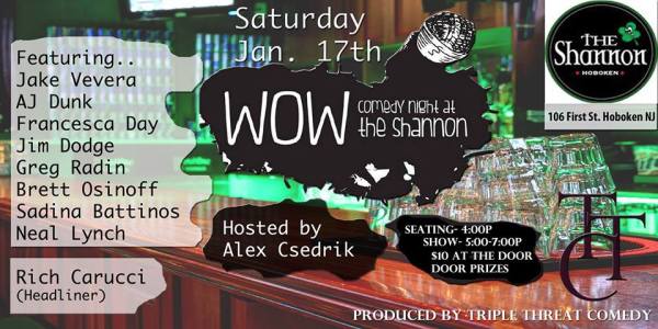 wow comedy night january 2015 lineup