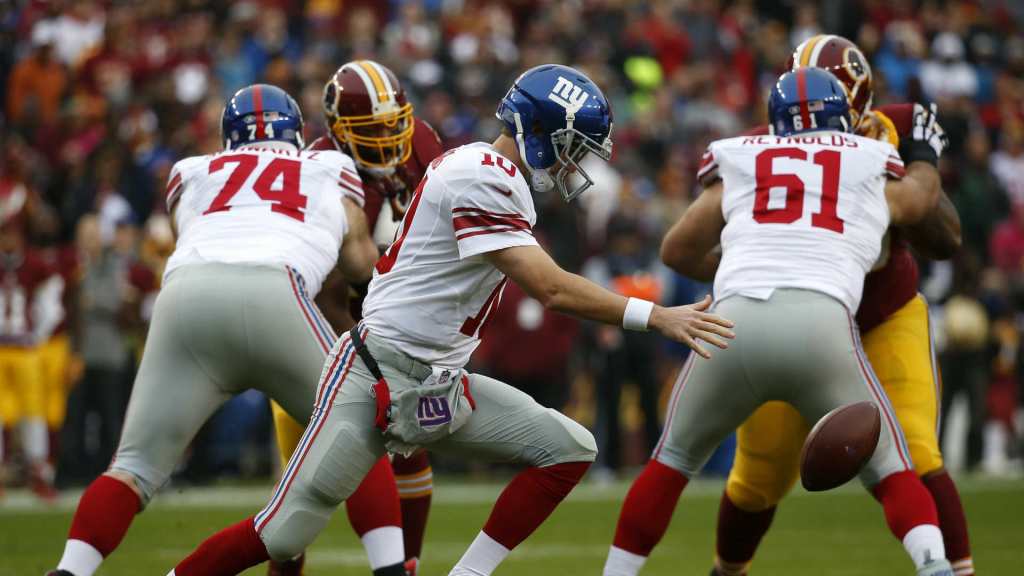 Sleepwalking Giants Wake Up Too Late Against&nbsp;Washington