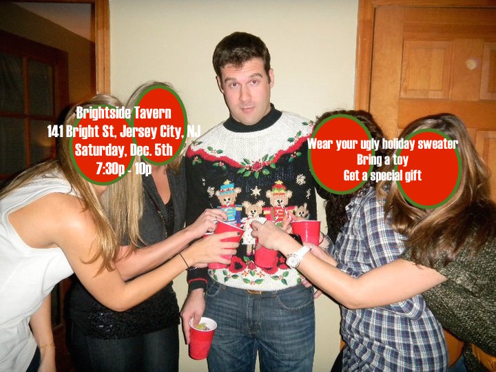 neal lynch ugly holiday sweater