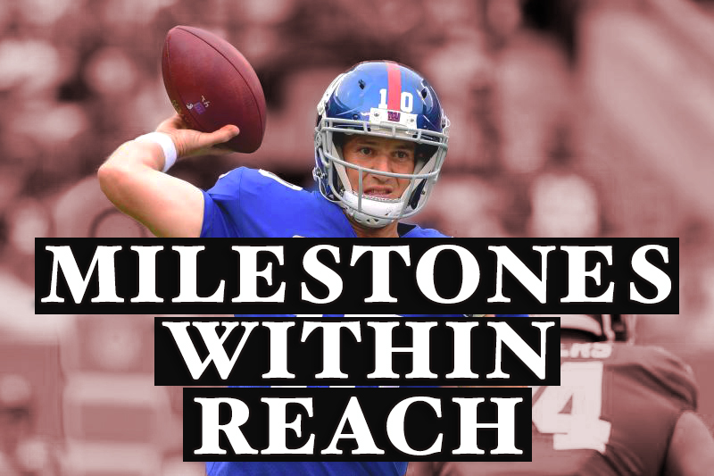 6 NY Giants Milestones To Look Forward To In A Lost 2017&nbsp;Season