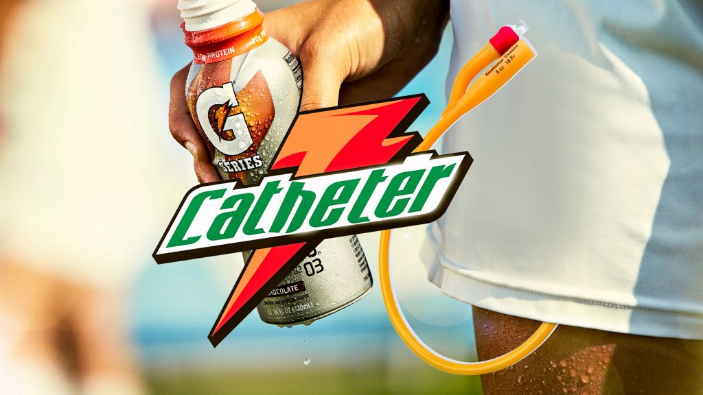Gatorade catheter