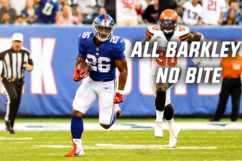 The Giants Loss to the Super Bowl-bound Browns Is Why I Hate The&nbsp;Preseason