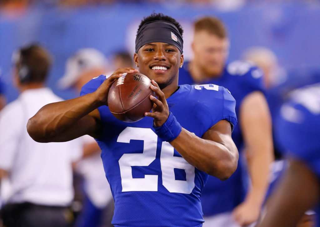 New York Giants running back Saquon Barkley