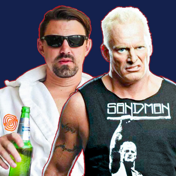 Donnie Does aka Zack Etkind and The Sandman ECW