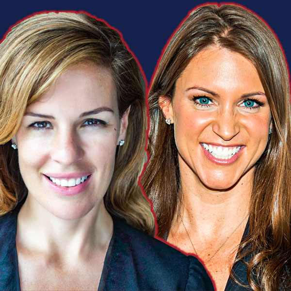 Eriki Nardini and Stephanie McMahon