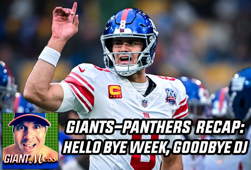 Giants Drop Toilet Bowl To Panthers, Why Bye Week Is Time To Bench Daniel Jones | Giant&nbsp;Mess
